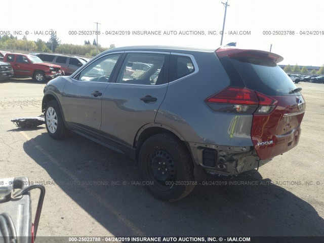 JN8AT2MT5HW133717 - 2017 NISSAN ROGUE S/SL/SV GRAY photo 3