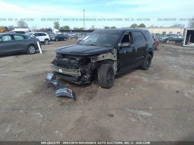 1FM5K8AT3HGA63549 - 2017 FORD EXPLORER POLICE INTERCEPTOR BLACK photo 2