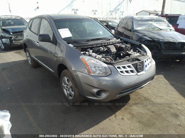 JN8AS5MT1FW667346 - 2015 NISSAN ROGUE SELECT S GRAY photo 1