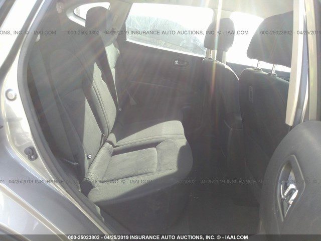 JN8AS5MT1FW667346 - 2015 NISSAN ROGUE SELECT S GRAY photo 8
