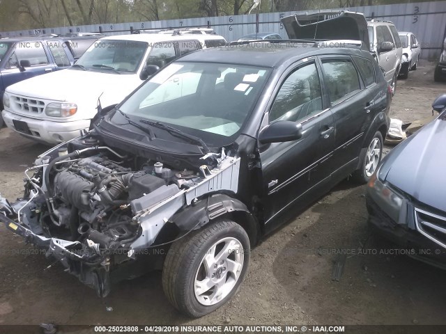 5Y2SL64823Z427019 - 2003 PONTIAC VIBE BLACK photo 2