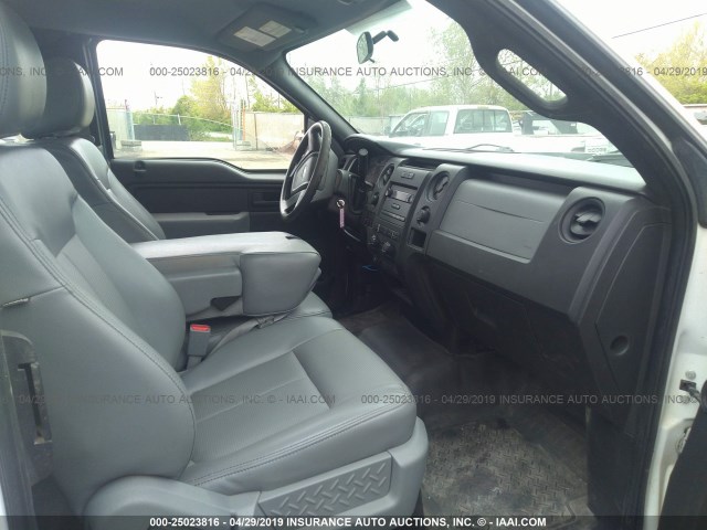 1FTEX1EM8CFB56582 - 2012 FORD F150 SUPER CAB WHITE photo 5