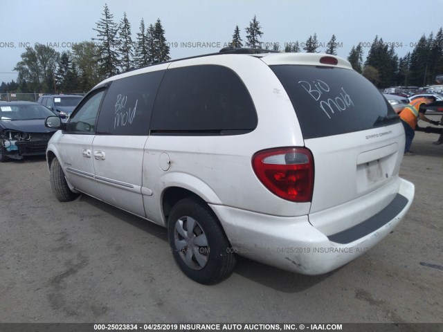 2B4GP54LX1R137821 - 2001 DODGE GRAND CARAVAN ES WHITE photo 3