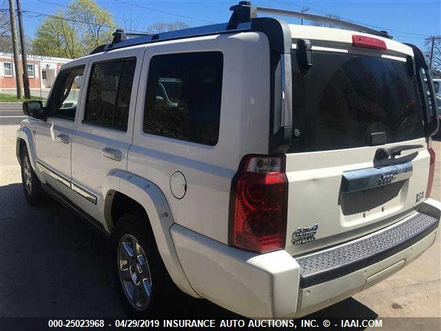 1J8HG58236C225515 - 2006 JEEP COMMANDER LIMITED WHITE photo 3