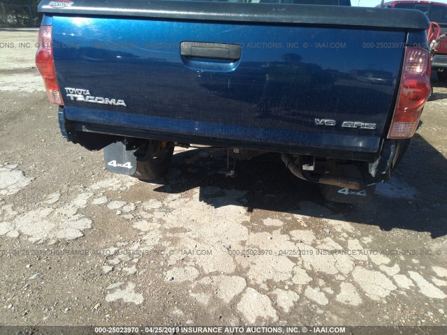 5TEUU42N37Z428404 - 2007 TOYOTA TACOMA ACCESS CAB ლურჯი ფოტო 6