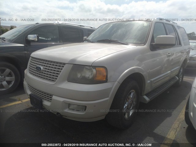 1FMFU20535LA67828 - 2005 FORD EXPEDITION LIMITED CREAM photo 2