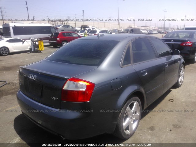 WAUJC68E25A103983 - 2005 AUDI A4 1.8T/1.8T SPECIAL GRAY photo 4