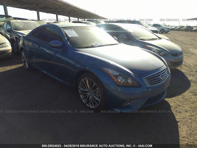 JN1CV6EK1CM424587 - 2012 INFINITI G37 SPORT BLUE photo 1