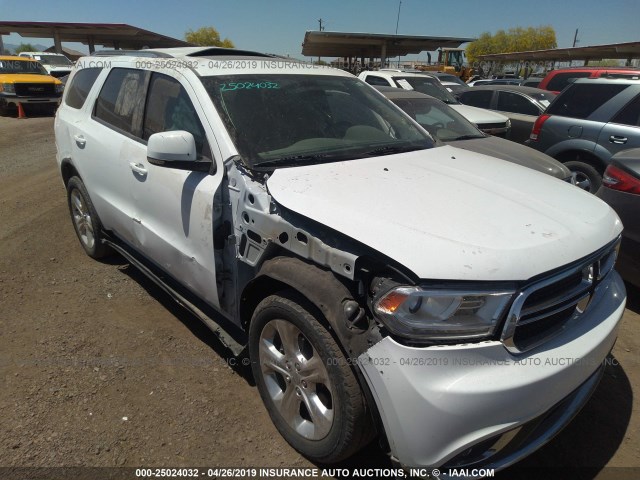 1C4RDHDG5FC145494 - 2015 DODGE DURANGO LIMITED WHITE photo 6