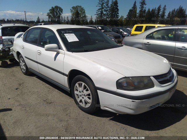 2G1WF52E329289049 - 2002 CHEVROLET IMPALA WHITE photo 1