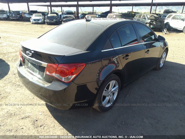 1G1P75SZ1E7251099 - 2014 CHEVROLET CRUZE BLACK photo 4