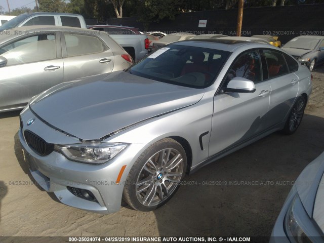 WBA4A9C57GGL89082 - 2016 BMW 428 I/GRAN COUPE/SULEV 银色 照片 2