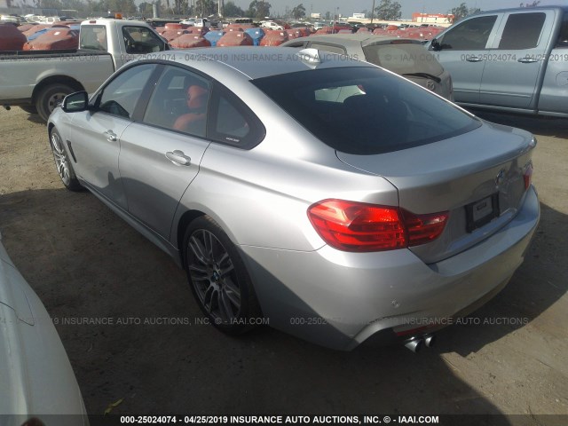 WBA4A9C57GGL89082 - 2016 BMW 428 I/GRAN COUPE/SULEV 银色 照片 3