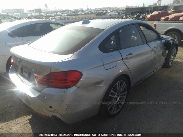 WBA4A9C57GGL89082 - 2016 BMW 428 I/GRAN COUPE/SULEV 银色 照片 4