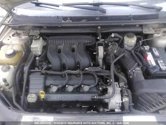 1FAFP23166G167264 - 2006 FORD FIVE HUNDRED SE TAN photo 10