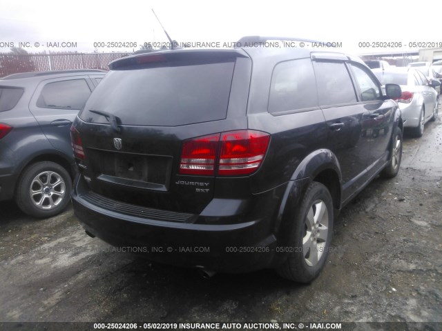 3D4PG5FV4AT121647 - 2010 DODGE JOURNEY SXT BLACK photo 4