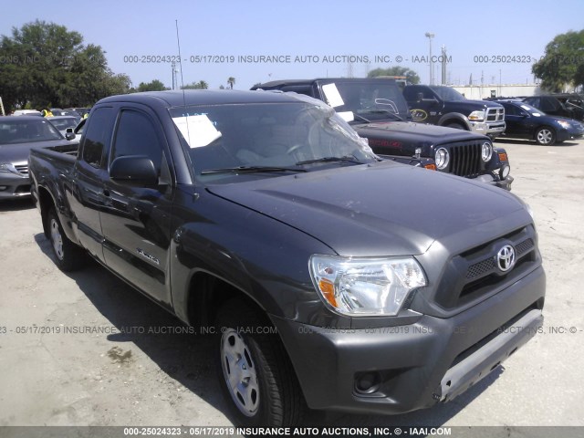 5TFTX4CN0DX026215 - 2013 TOYOTA TACOMA ACCESS CAB ნაცრისფერი ფოტო 1