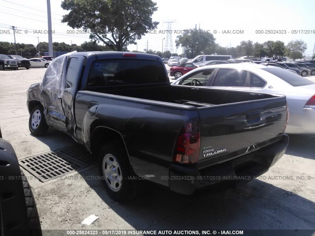 5TFTX4CN0DX026215 - 2013 TOYOTA TACOMA ACCESS CAB ნაცრისფერი ფოტო 3