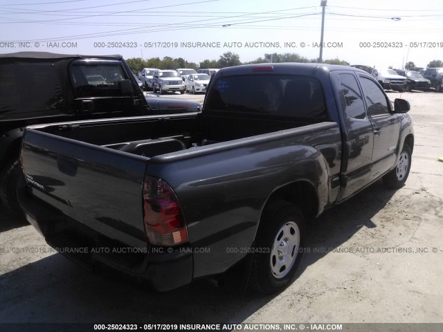 5TFTX4CN0DX026215 - 2013 TOYOTA TACOMA ACCESS CAB ნაცრისფერი ფოტო 4