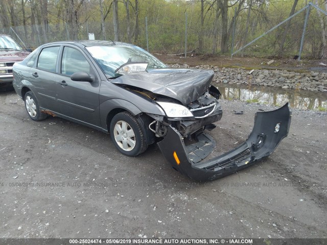 1FAFP34N97W319469 - 2007 FORD FOCUS ZX4/S/SE/SES GRAY photo 1