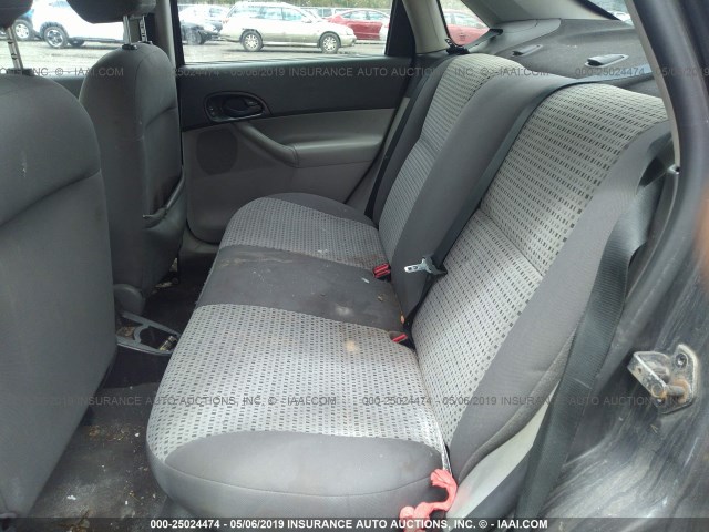 1FAFP34N97W319469 - 2007 FORD FOCUS ZX4/S/SE/SES GRAY photo 8
