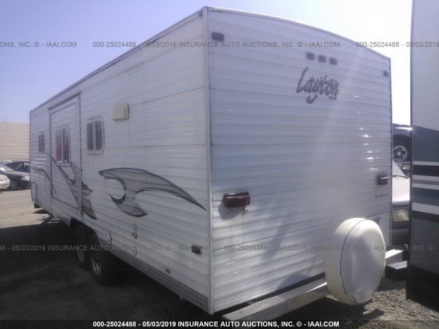 1SE200M296D001310 - 2006 LAYTON TRAVEL TRAILER  WHITE photo 3