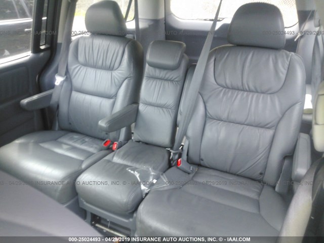 5FNRL387X7B458996 - 2007 HONDA ODYSSEY EXL SILVER photo 8