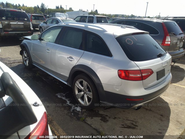 WA1UFAFL3DA183993 - 2013 AUDI A4 ALLROAD PREMIUM PLUS SILVER photo 3