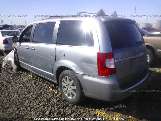 2C4RC1BG0DR776476 - 2013 CHRYSLER TOWN & COUNTRY TOURING SILVER photo 3