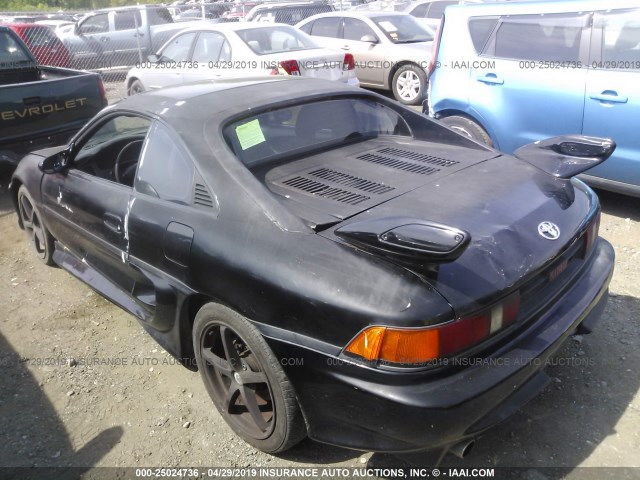 JT2SW21M5P0019845 - 1993 TOYOTA MR2 BLACK photo 3