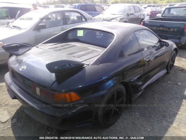 JT2SW21M5P0019845 - 1993 TOYOTA MR2 BLACK photo 4