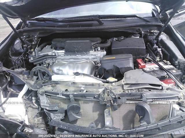 4T1BF1FK0FU016735 - 2015 TOYOTA CAMRY LE/XLE/SE/XSE BLACK photo 10