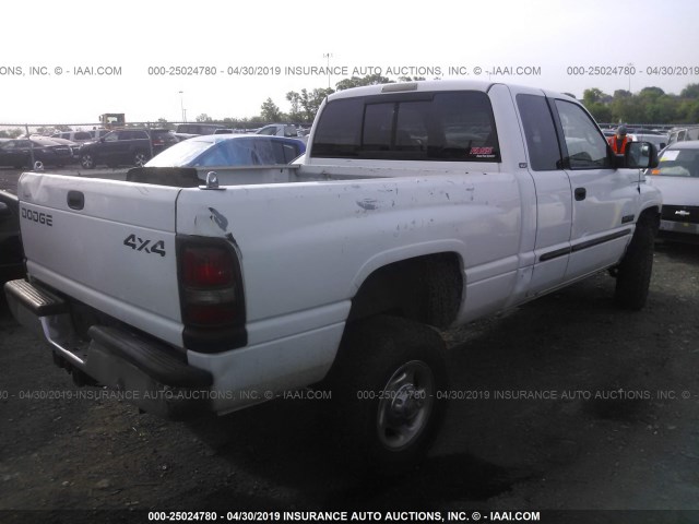 3B7KF23771G742369 - 2001 DODGE RAM 2500 WHITE photo 4