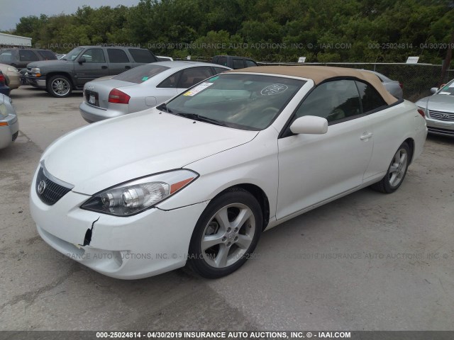 4T1FA38P67U117980 - 2007 TOYOTA CAMRY SOLARA SE/SLE თეთრი ფოტო 2