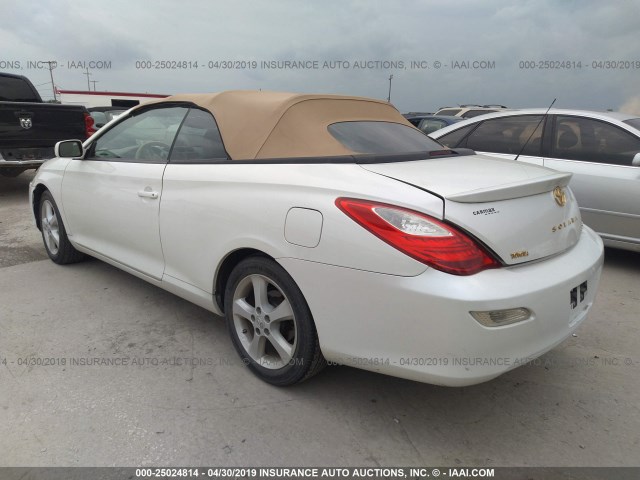 4T1FA38P67U117980 - 2007 TOYOTA CAMRY SOLARA SE/SLE თეთრი ფოტო 3