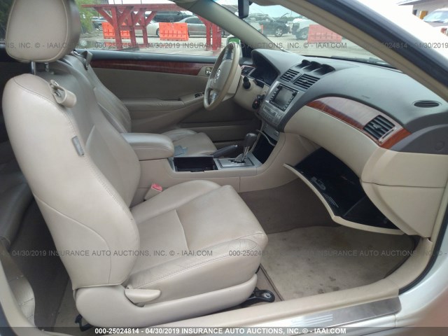 4T1FA38P67U117980 - 2007 TOYOTA CAMRY SOLARA SE/SLE თეთრი ფოტო 5