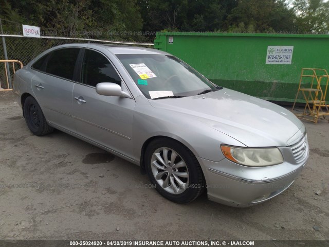 KMHFC46F07A179046 - 2007 HYUNDAI AZERA SE/LIMITED SILVER photo 1