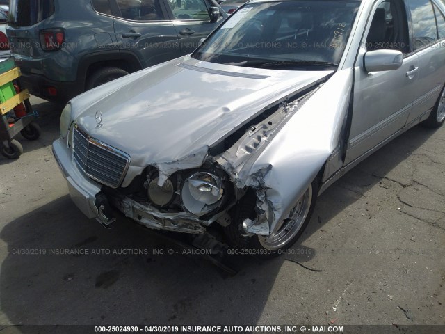 WDBJF65JX2B416912 - 2002 MERCEDES-BENZ E 320 SILVER photo 6