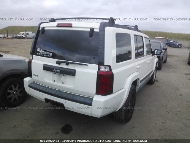 1J8HG48N47C567660 - 2007 JEEP COMMANDER 白色 照片 4