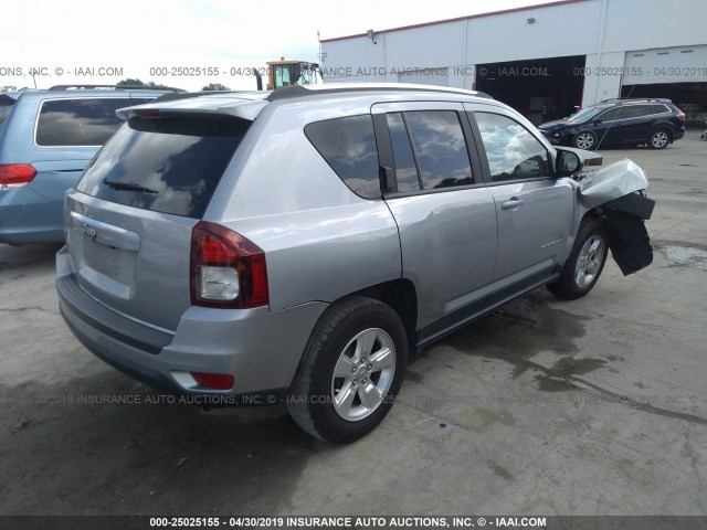 1C4NJCBAXFD198081 - 2015 JEEP COMPASS SPORT GRAY photo 4