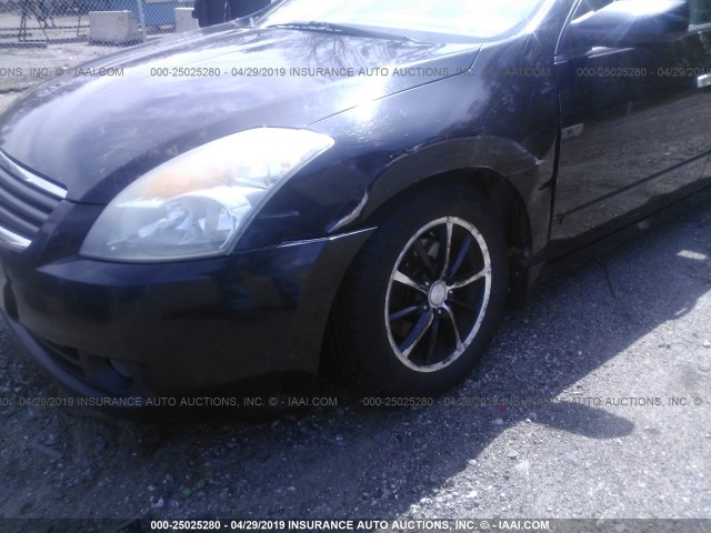 1N4AL21E77C226309 - 2007 NISSAN ALTIMA 2.5/2.5S BLACK photo 6