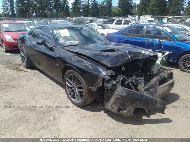 2C3CDZATXFH869342 - 2015 DODGE CHALLENGER SXT BLACK photo 1