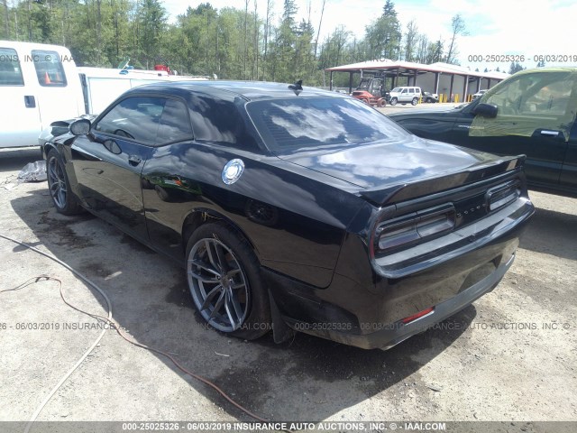 2C3CDZATXFH869342 - 2015 DODGE CHALLENGER SXT BLACK photo 3