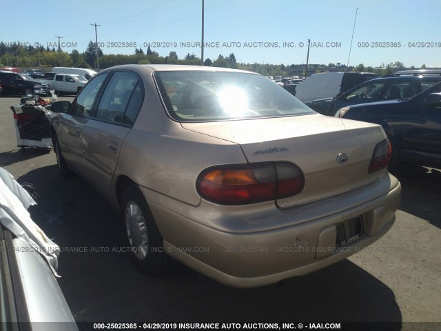 1G1ND52J01M679445 - 2001 CHEVROLET MALIBU TAN photo 3