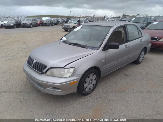 JA3AJ26E63U090671 - 2003 MITSUBISHI LANCER ES SILVER photo 2