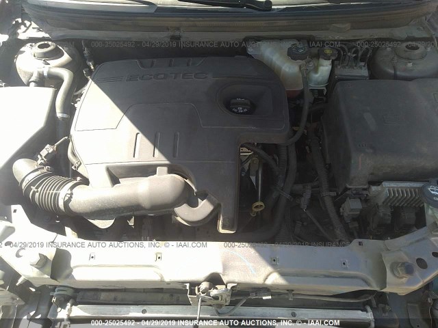 1G1ZC5E18BF218662 - 2011 CHEVROLET MALIBU 1LT 棕色 照片 10