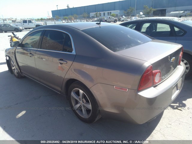 1G1ZC5E18BF218662 - 2011 CHEVROLET MALIBU 1LT 棕色 照片 3