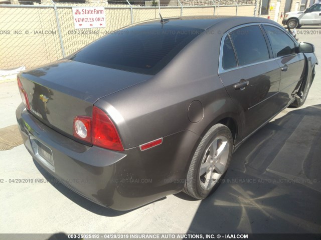 1G1ZC5E18BF218662 - 2011 CHEVROLET MALIBU 1LT 棕色 照片 4