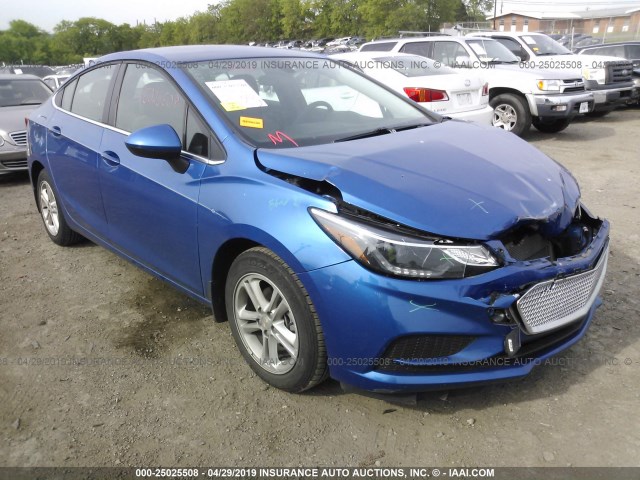 1G1BE5SM7H7111311 - 2017 CHEVROLET CRUZE LT BLUE photo 1