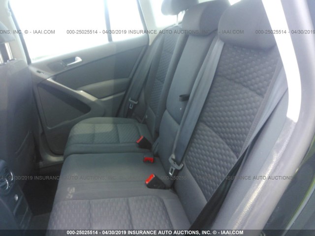 WVGBV7AXXAW001195 - 2010 VOLKSWAGEN TIGUAN SE/SEL BLACK photo 8